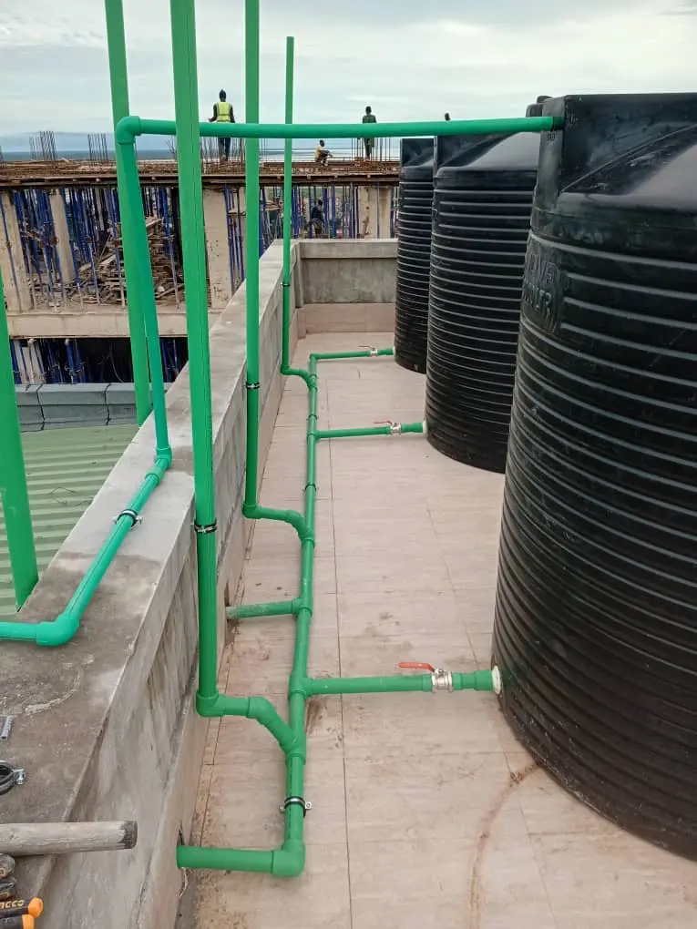 Réseau PPR en toiture — Immeuble résidentiel